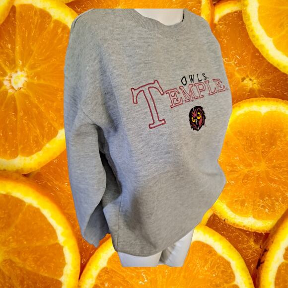 OVB Temple Owls Embroidered Gray with Owl Size Small - Picture 3 of 7